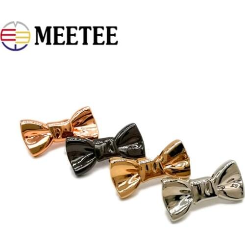Meetee 5/10pcs 42*21mm Metal Rivets Buckles High Quality Bag Shoes Decor Button Nail Clasp DIY Garment Sewing Accessorie