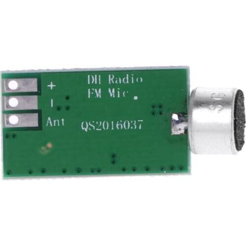 Transmitter Module 88MHZ-108MHZ 0.7-9V Mini Bug Wiretap Dictagraph Interceptor MIC V4.0 Core Board Mini Free Shipping 32CB