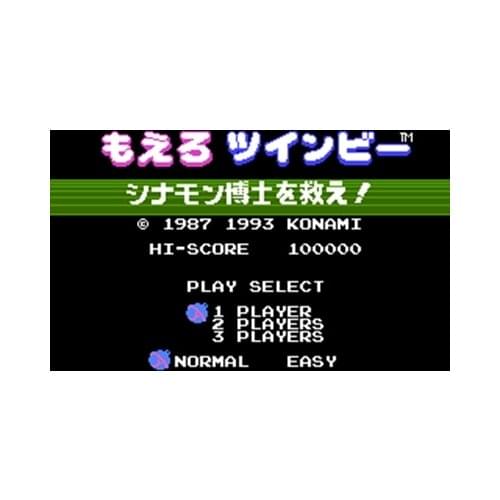 Moero Twinbee Region Free 60 Pin 8Bit Game Card For Subor Game Players