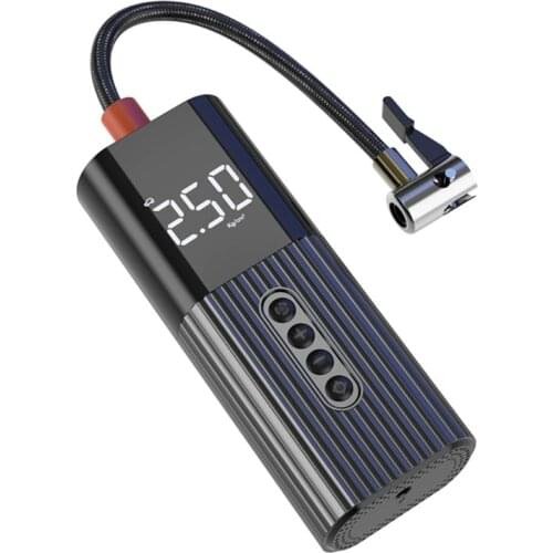 Inflatable Pump Mini Portable Air Compressor with LED Lighting 12V Tyre Inflator