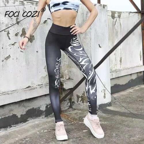 NEW STORE OPEN Totems 3D Priting Leggings XXL Skinny Fashion 2019 Breathable Workout Pants Animal Print Leggings Exercise Pants