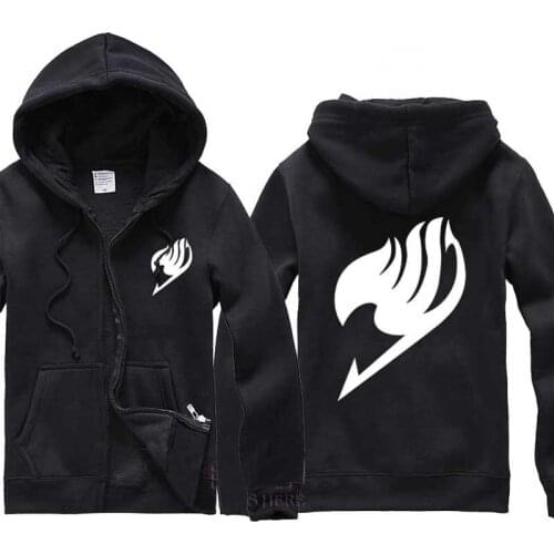 Fairy Tail Hoodie Autumn Winter Jacket Coat Anime Sweatshirt
