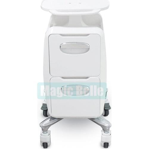 High Quality Multifunctional ABS+ Aluminum Alloy Moving Stand Trolley for Portable Facial Care Beauty Machine