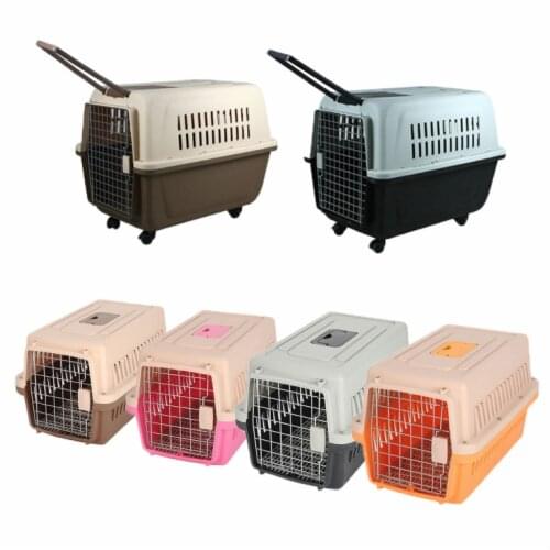 Dog And Cat Carrier For Sale High Quality Ariline Approved Travel Plastic Pet Cage