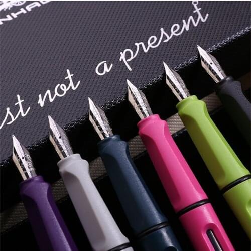 Jinhao 599a Matte Fountain Pen Business Office Luxury Ink Pen Gift Pens 4 Kinds Of Nib Ink New 10pcs Can Be Engraved LOGO