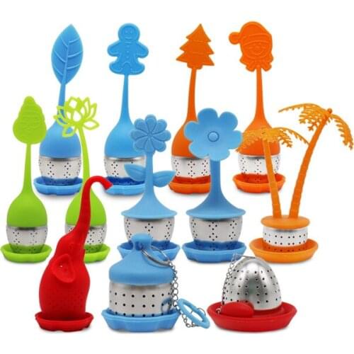 1PC Tea Infuser Stainless Steel Tea Ball Leaf Tea Strainer for Brewing Device Herbal Spice Filter Kitchen Tools Easy To Clean