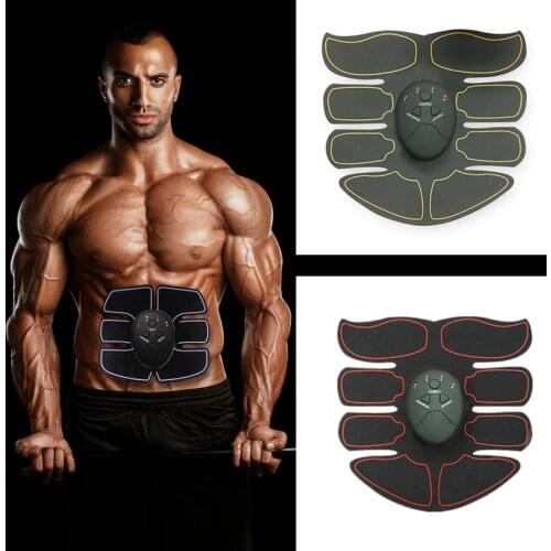 Muscle Stimulator Abdominal Exerciser Fitness Abs Stimulator EMS Slimming Machine Massager Electric Abdomen Trainer Machine