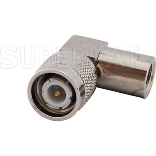 Superbat 90deg TNC-FME Adapter TNC Plug to FME Male Right Angle RF Coaxial Connectors