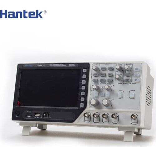 Hantek DSO4072C USB Oscilloscope 2 Channels 70Mhz Digital Osciloscopio Handheld Portable LCD Diagnostic-tool 1GSa/s Sample Rate