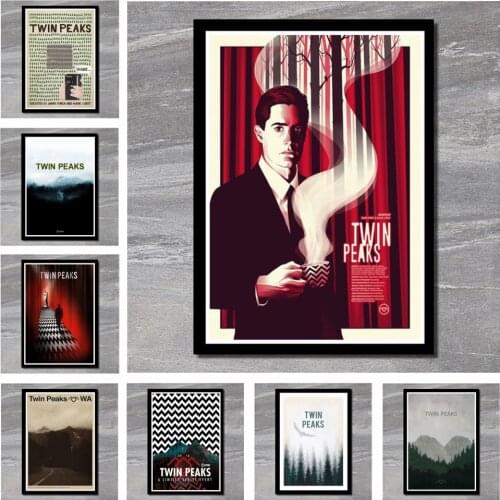 Perfect JL Twin Peaks TV Series Shows Classic Movie Anime Classic Movie Poster Wall Stickers