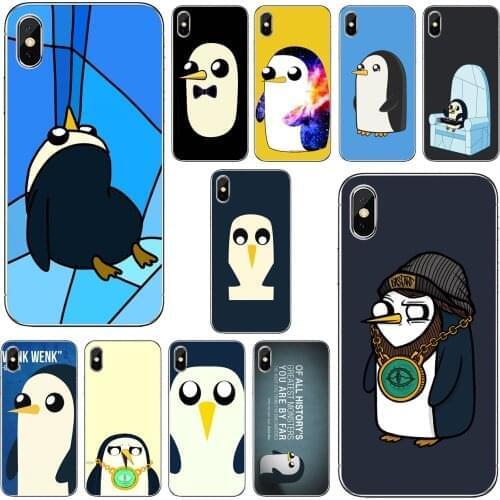 Adventure-Time-Pinguin-Yellow Phone Covers For LG G5 G6 G7 Q6 Q7 Q8 Q9 V10 V20 V30 X Power 2 3 Spirit G2 G3 G4 Mini