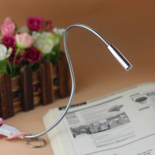1Pc Portable Pocket USB Keyboard Flexible Light PC Notebook Laptop LED Lamp Read