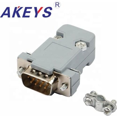 10 PCS VGA Interface DB9 Pin White Core Male Gray Plastic Shell For Computer Monitor High Quality For LCD HDTV