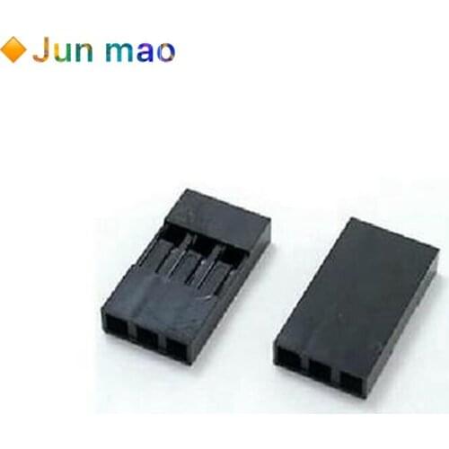 100PCS 3P Jumper Dupont Wire Cable Housing Female Pin Connector 2.54mm Pitch