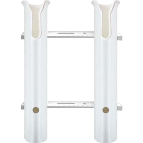 2 Tubes Link Plastic Fishing Rod Holder Stand For Fishing Rod Rack Socket Fishing Box Lure Pliers Storage Socket Kayak Yacht