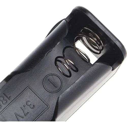 5 Pcs 4x18650 Rechargeable Battery 3.7V Clip Holder Box Case With Wire Lead