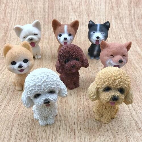 Automobiles Accessories For Car Interior Decoration Figure Shaking Head Nodding Dog Auto Nod Shake Doll Ornaments Dashboard Toys