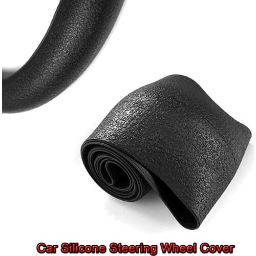 Car Silicone Steering Wheel Cover Auto Accessories For Toyota LADA BMW Peugeot Hyundai Buick Skoda MG KIA Mazda SEAT Honda etc