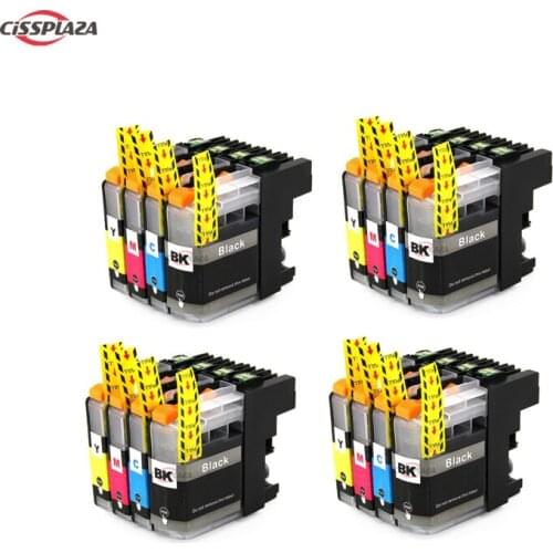 CISSPLAZA 16pcs/4sets LC 223 LC223XL For Brother DCP-J562DW DCP-J4120DW MFC-J480DW MFC-J680DW MFC-J880DW MFC-J4620DW