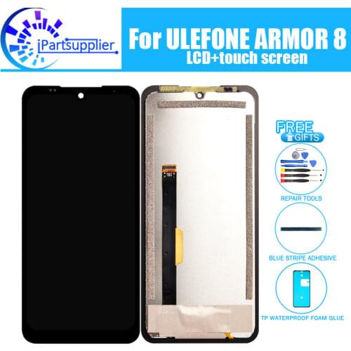 For ULEFONE ARMOR 8 LCD Display + Touch Screen Digitizer Assembly 100% New Tested LCD Screen+Touch for ARMOR 8+Tools