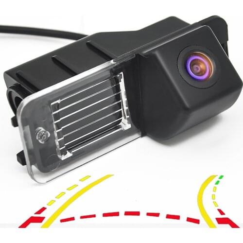 Variable Parking Line Dynamic Trajectory Tracks Car Rear View Backup Camera For VW Volkswagen Polo V 6R) / Golf 6 VI / Passat CC