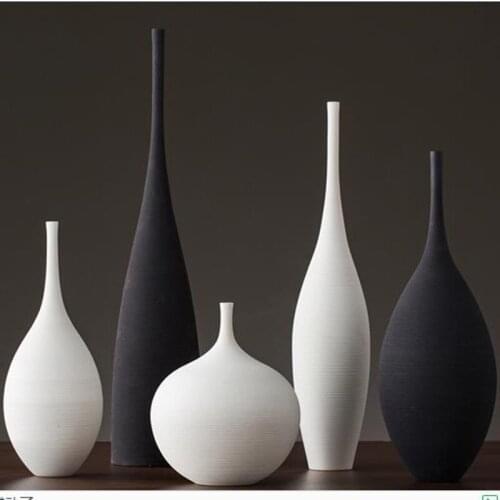 Ceramic vase, European-style art, home office restaurant bar desk table decorations, wedding decoration gifts
