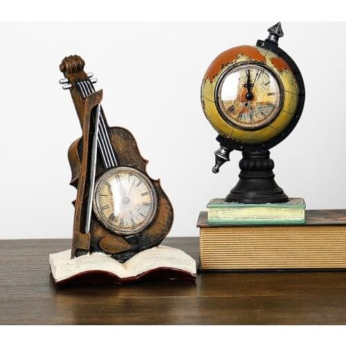 3 In sClock Classical Creativity Family Accessories Earth Stereo clock Shop window Ornaments Craft Home Decoration Accessories