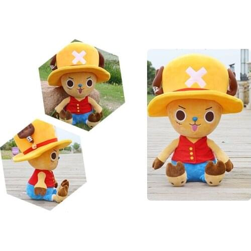 [MYKPOP]ONE PIECE Dolls CHOPPER Action Figure Sitting Postures Stuffed Doll Amine Fans Collection Birthday Gift SC20071919