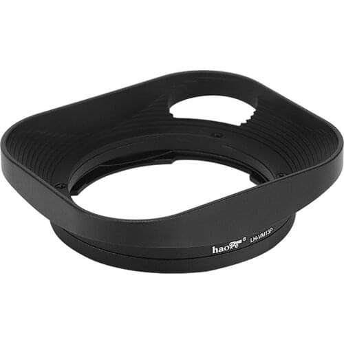 Haoge LH-VM13P Bayonet Metal Square Lens Hood for Voigtlander as LH-12 Hollow Out