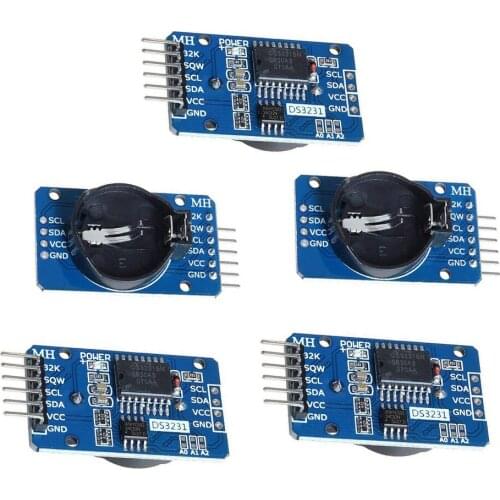 5PCS DS3231 Real Time Clock Module RTC Sensor High Precision AT24C32 IIC Timer Alarm Clock for Arduino Raspberry Pi