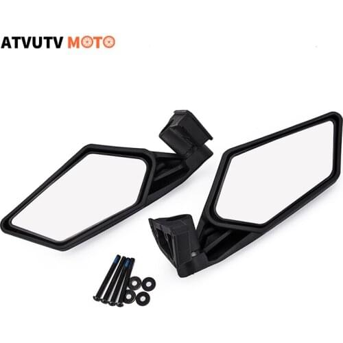 Motorcycle UTV rearview mirror For Can Am Maverick X3 2017 2018 X3 4x4 Turbo DPS X3 Max R 4x4 Turbo DPS X3 R 4x4 Turbo DPS