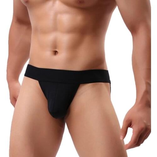 Mens Jockstrap Nylon Underwear Brief Jock Straps Thongs Brand Sexy Briefs Gay Underwear Men Shorts