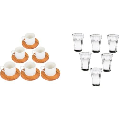 18 pieces Cup Pad Coffee So Water Cup Set