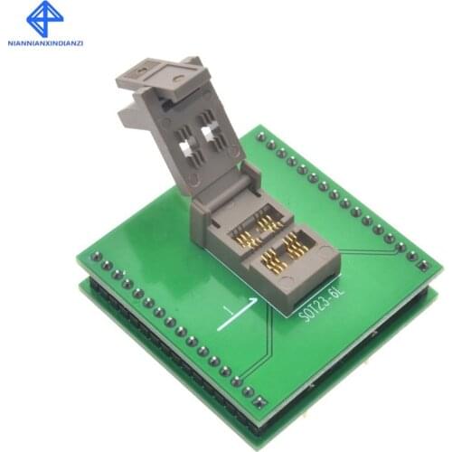 NIANNIANXINDIANZI SOT23-6L SOT23 To DIP6 IC Programmer Adapter Chip Test Socket