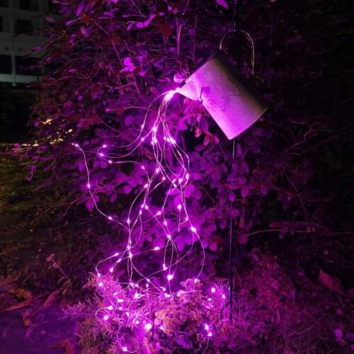 NEW Watering Can Solar Garden Landscape Path LED String Lights Yard Stake For Outdoor Yard Lawn Garden Decoration Home Decor