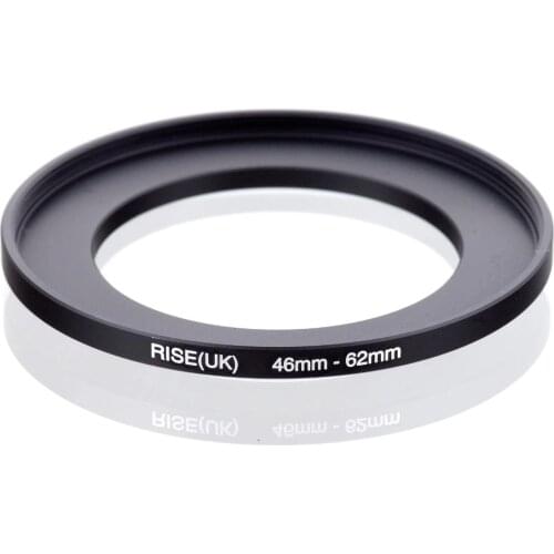 Original RISE(UK) 46mm-62mm 46-62mm 46 to 62 Step Up Ring Filter Adapter black
