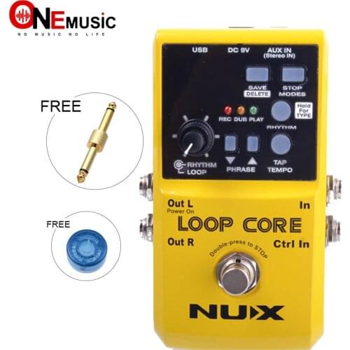 NUX Loop Core Guitar Effect Pedal Record and Create Music Phases and Play Back as Loops