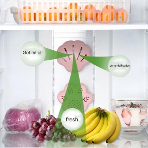 Suction Cup Fridge Activated Carbon Deodorant Box Freezer Deodorizer Air Purifier Smell Odor Remover Home Accessories