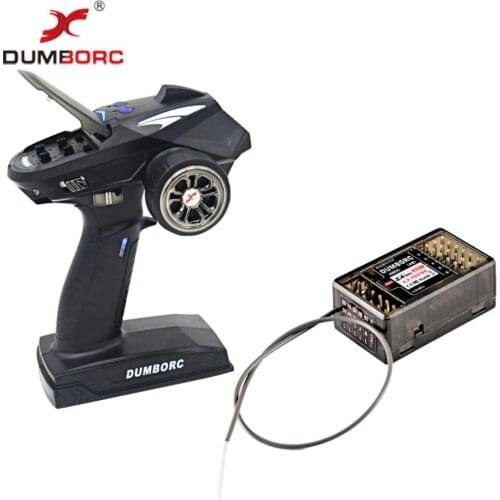 Hot DUMBORC X6P 6CH 2.4G RC Radio Controller Transmitter with X6DC Receiver for RC Car Boat Tank Support DIY