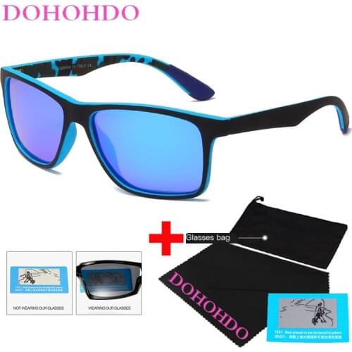 DOHOHDO New Men Polarized Sunglasses Brand Fashion Sun Glasses Women Driver Night Vision Shades Male Travel Fishing Oculos Gafa