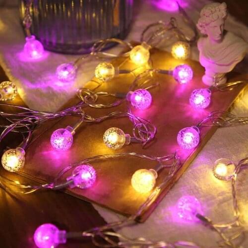 2m LED Ball Light Star Snowflake Light for Christmas Garden Halloween Lights Decoration Light String Light Patio Decoration