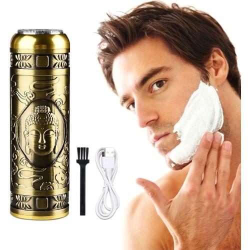 Electric Shaver Type-C USB Rechargeable Razor Blades Portable Beard Trimmer Cutting Machine for Men Sideburns T8