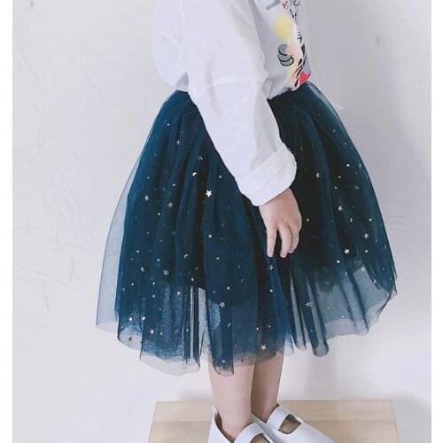2021 Ins New Fashion Girls Skirts Summer Girls Skirts Mesh Skirt 1-10 Years Children Clothing