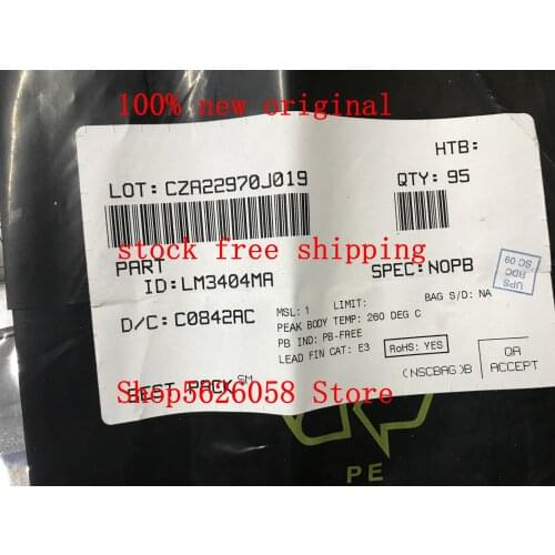 LM3404MA SOP-8 100% new originaI 10PCS-300PCS/LOT STOCK