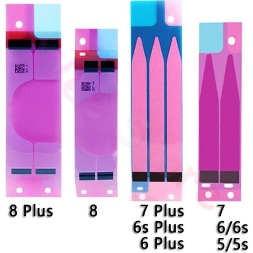 10 Piece Original Adhesive Sticker For iPhone X Xs Max XR 5s 5c 6 6s 7 8 Plus Battery Tape Strip Stickers Part