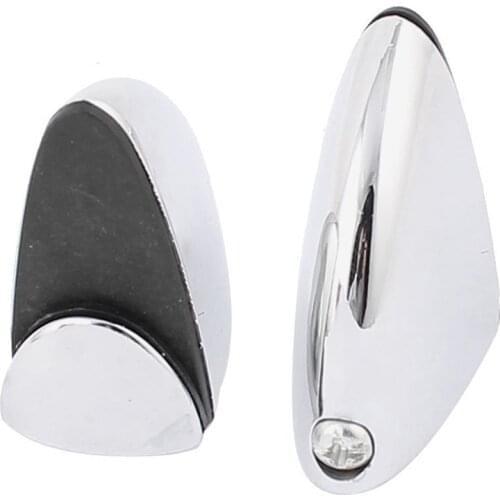 2 pcs F type glass shelf bracket clip mounting clip support