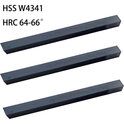 5*8*200 5x8x200 5*10*200 5x10x200 HRC64-66 Black HSS Rectangle Boring Bar Fly Cutter Cutting Milling Lathe Turning Tool Bit