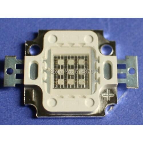 Free shipping10W UV Purple 400nm-410nm High Power Bright LED Lamp Light Ultra Violet Emitter 10w uv led chip 10W led chip