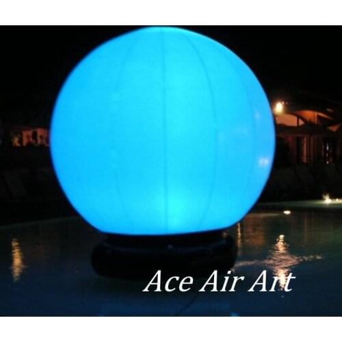 China supplier Inflatable Decoration colorful led Lighting Inflatable Round Ball/Inflatable Pellet For Sale