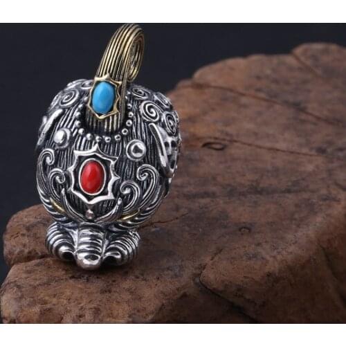 925 sterling Silver Pi Xiu lucky pendant charm jewelry for men women gift A4847